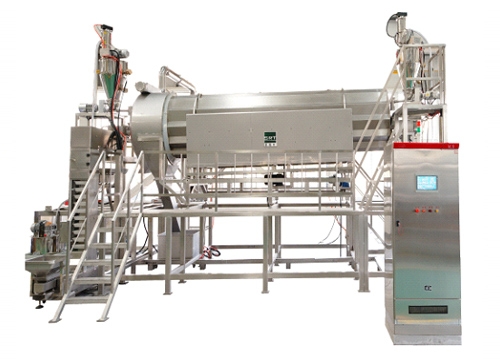 Front coating powder system