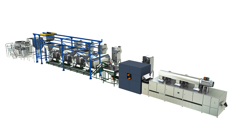 Multifunctionalroaster production line