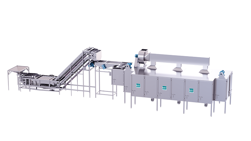 Nut kernel production line