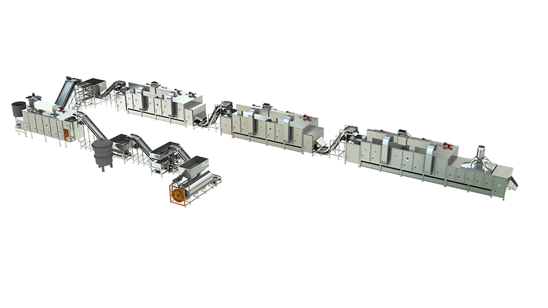 Nuts production line~Continuous production