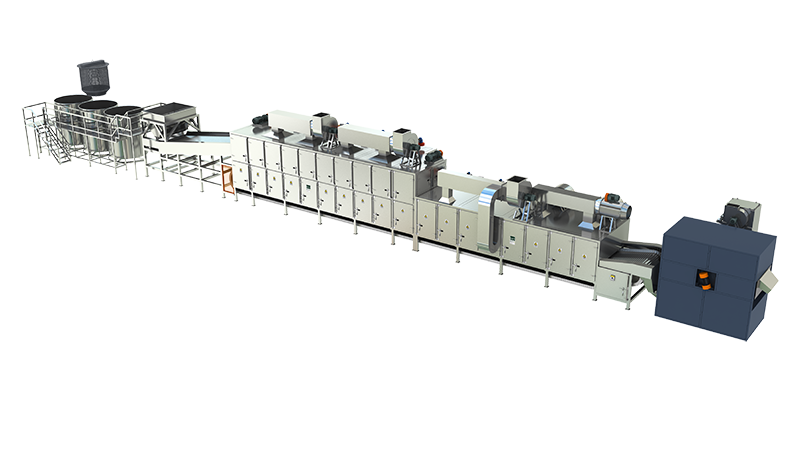 Multi-flavored seeds production line