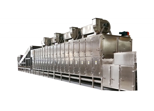 Double side hot air circulation multi-layer belt dryer