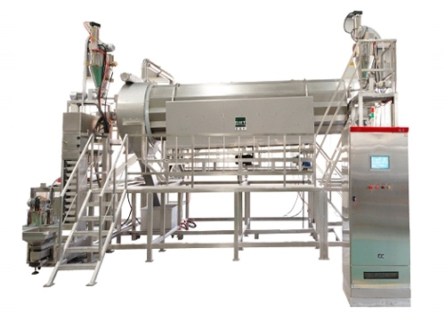 Front coating powder system