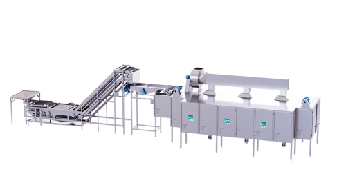 Nut kernel production line